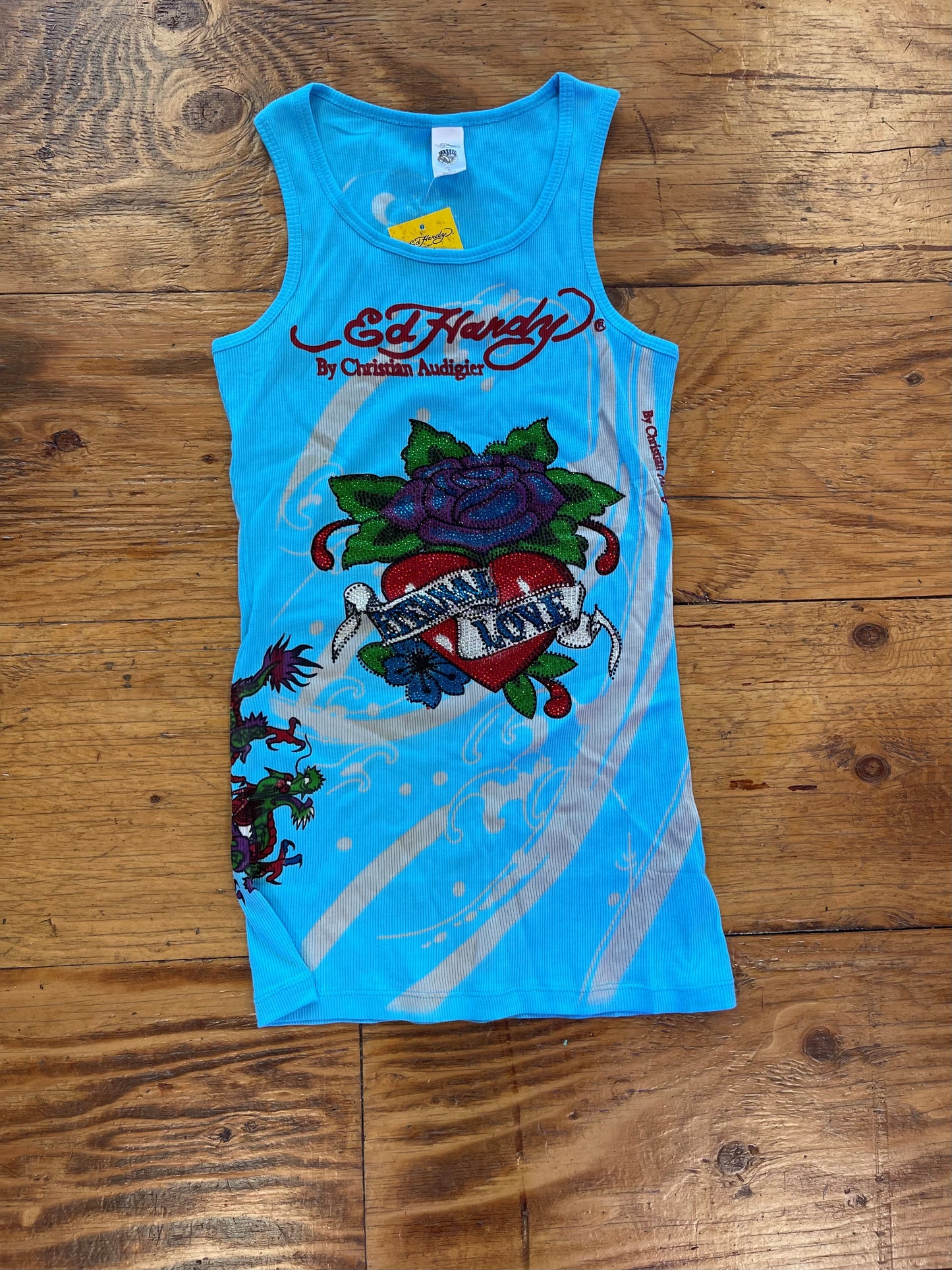 Women's ED HARDY TANK TOP (size S)